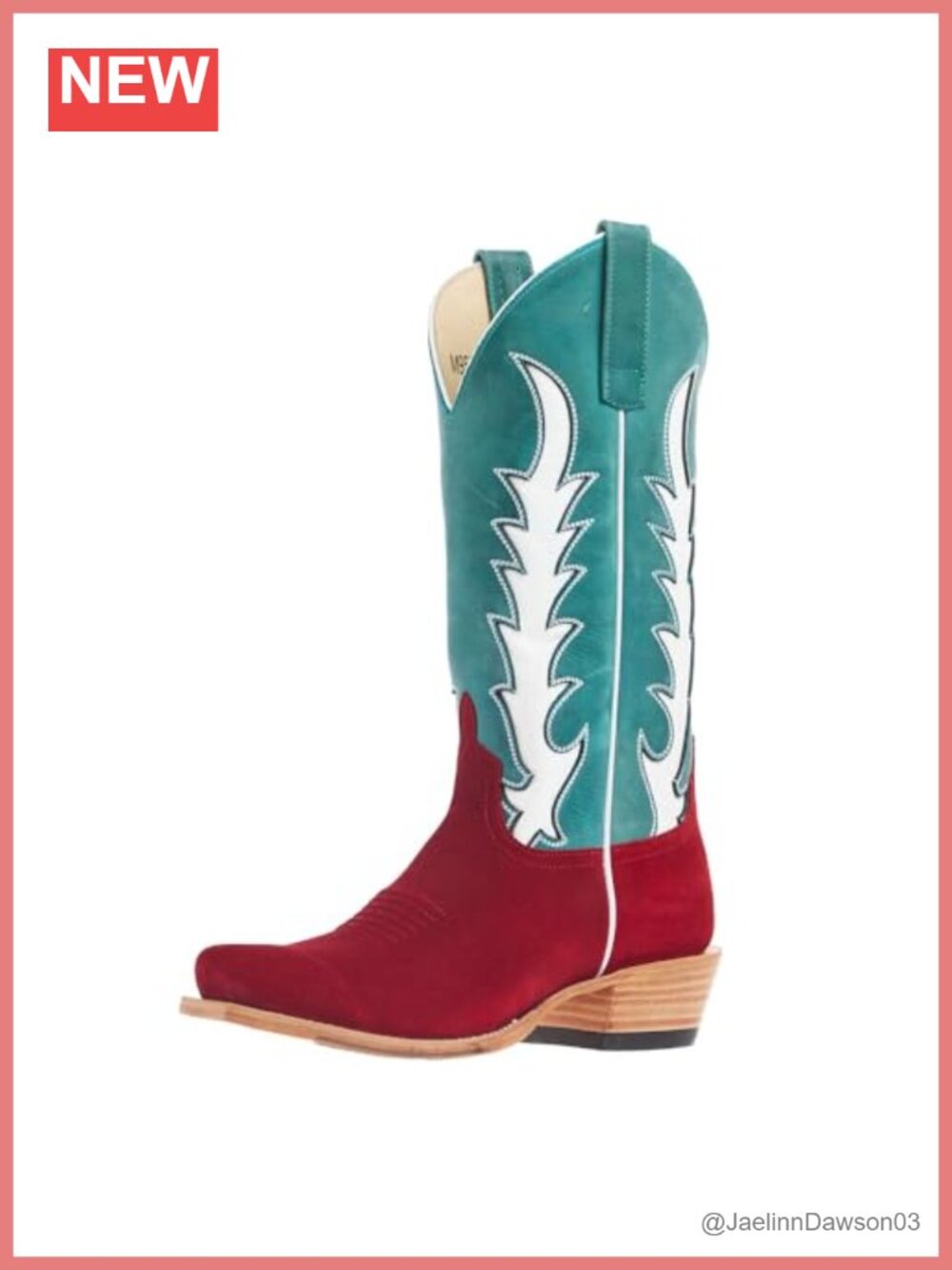 Women's Calf High Ankle Boots Pull-On Suede Leather Block Heel Boots